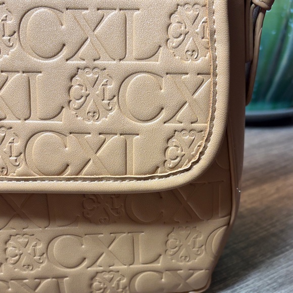 Christian Lacroix Toffee Embossed Shoulder Bag - Picture 12 of 13